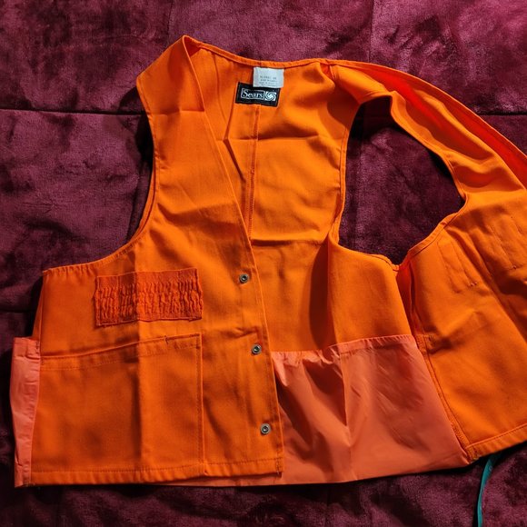 Vintage Sears Mens Hunting Vest Size XL - Picture 7 of 7